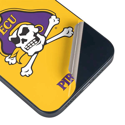 East Carolina University ECU Pirates Logo Yellow iPhone 13 Skin